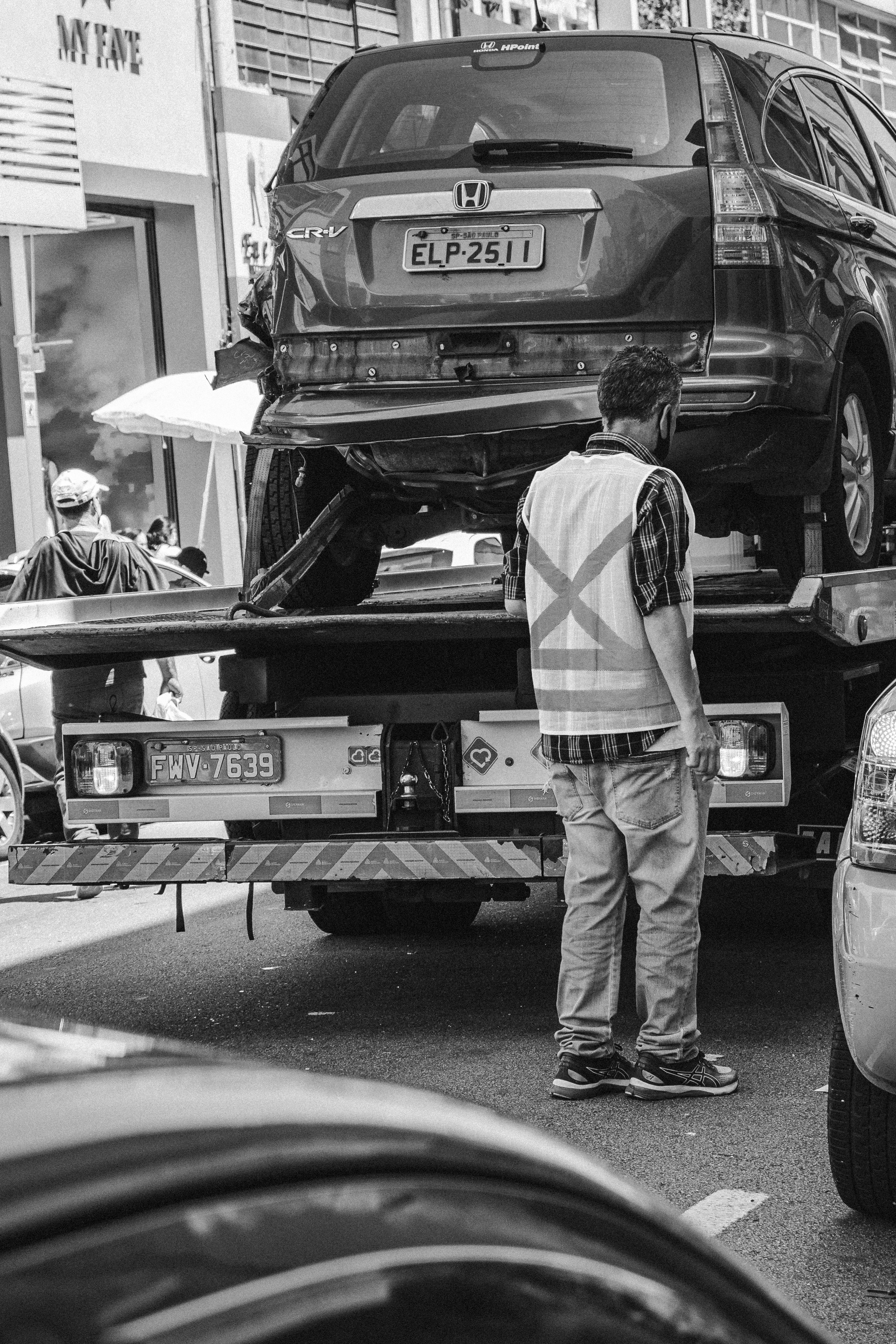 Flatbed towing service